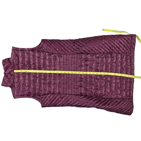 Duluth Women's Down Right Tunic Vest Size Medium Burgundy - Picture 4 of 5